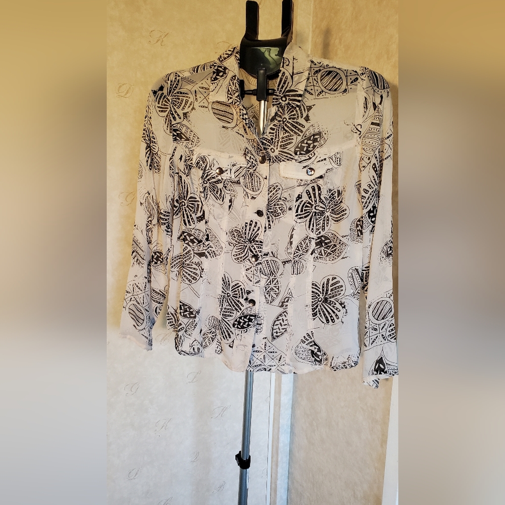 Women's sheer blouse